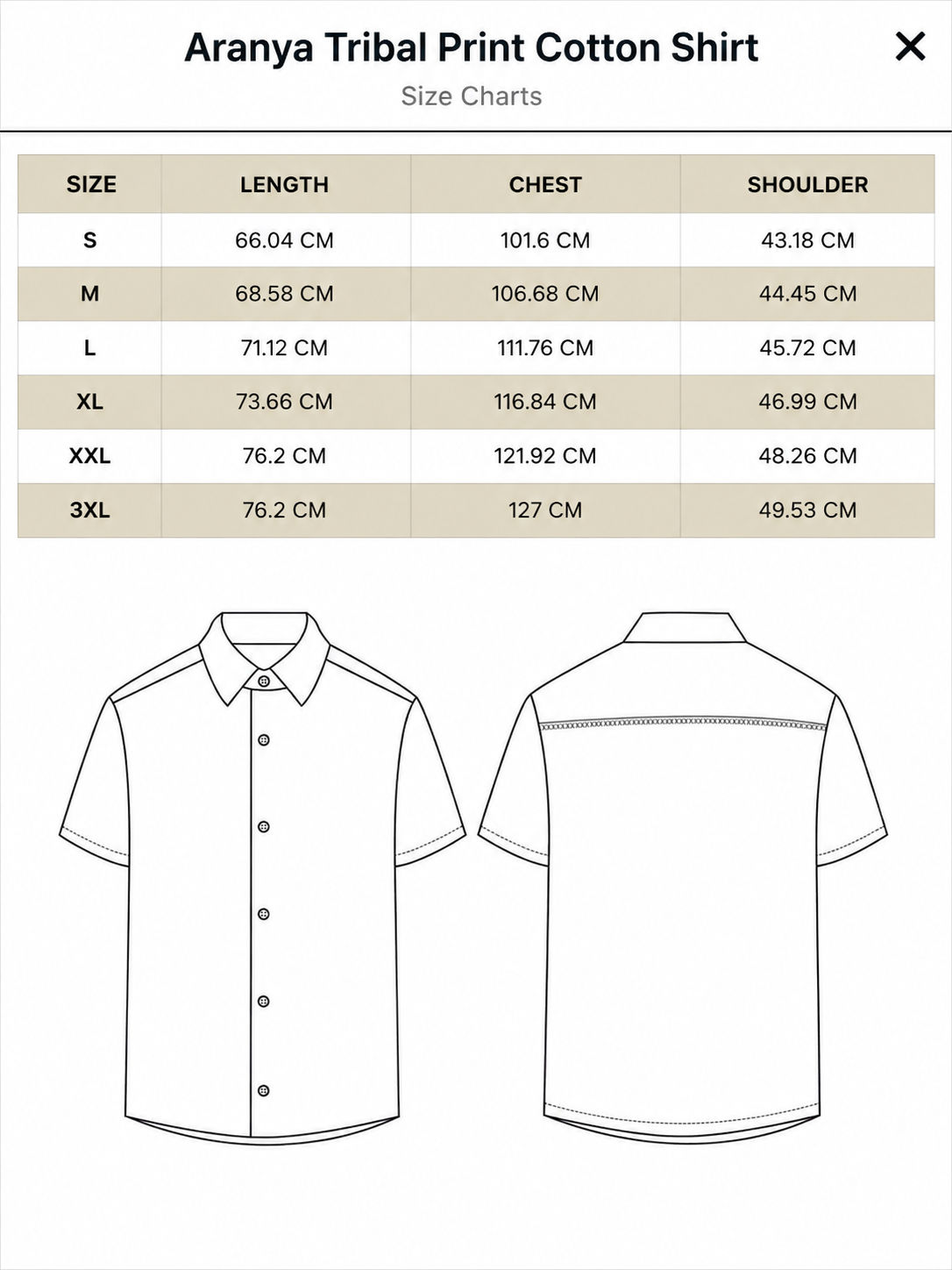 Aranya Tribal Print Cotton Shirt